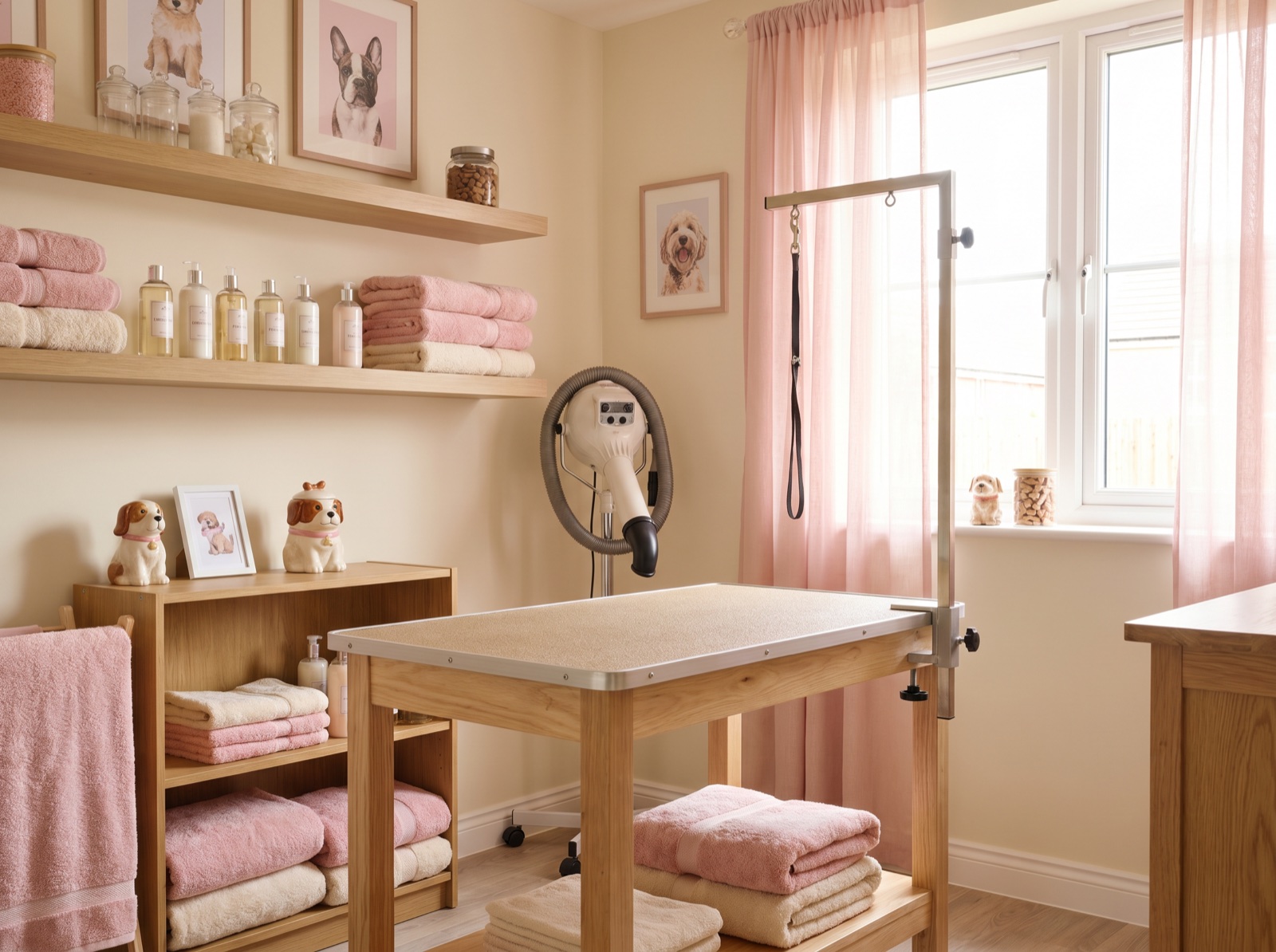 The parlour at Elaine's Poodle Parlour