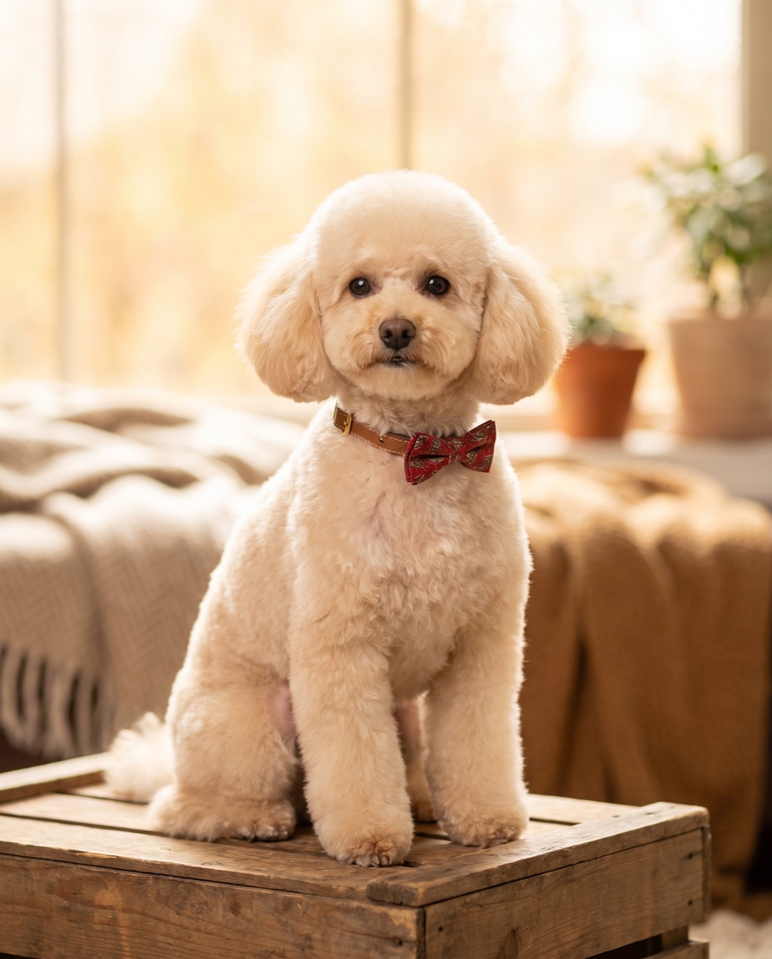 Fresh poodle cut at Elaine's Poodle Parlour